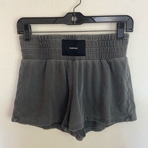 TALENTLESS Women's High Waist Charcoal Shorts